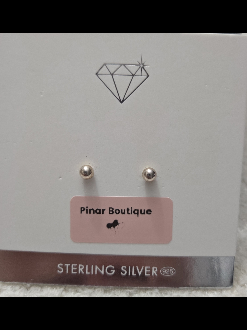 Sterling Silver Ball Stud Earrings - Silver